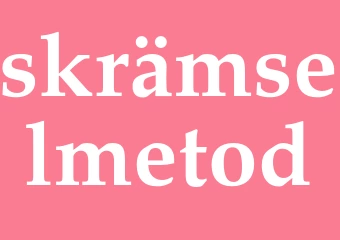 Synonym skrämselmetod