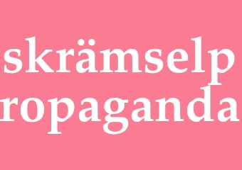 Synonym skrämselpropaganda