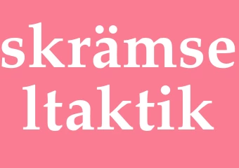 Synonym skrämseltaktik