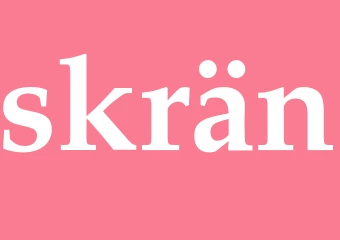 Synonym skrän
