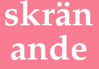 Synonym skränande