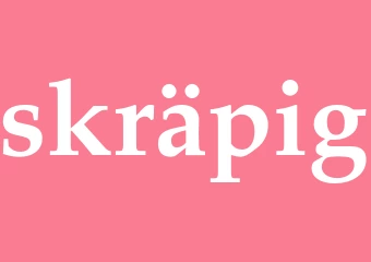 Synonym skräpig