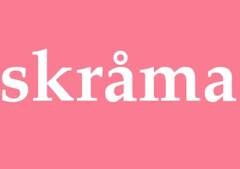 Synonym skråma