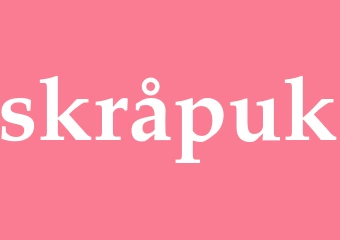 Synonym skråpuk