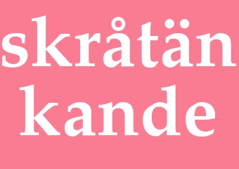 Synonym skråtänkande