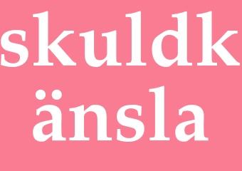 Synonym skuldkänsla