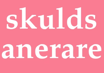 Synonym skuldsanerare