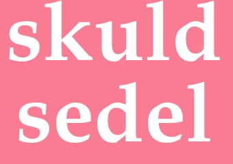 Synonym skuldsedel
