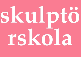 Synonym skulptörskola