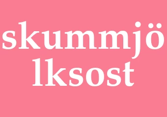 Synonym skummjölksost
