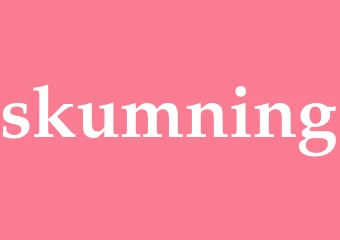 Synonym skumning