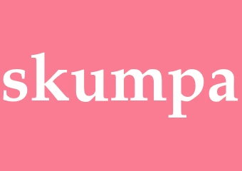 Synonym skumpa