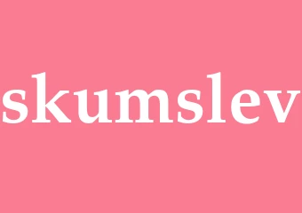 Synonym skumslev