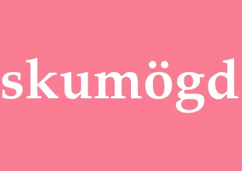 Synonym skumögd