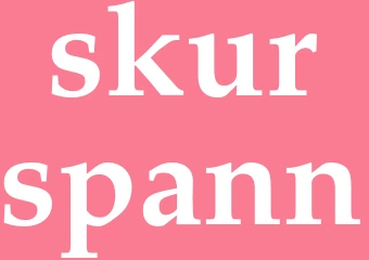 Synonym skurspann