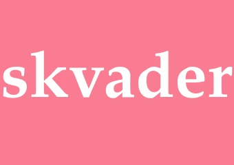 Synonym skvader