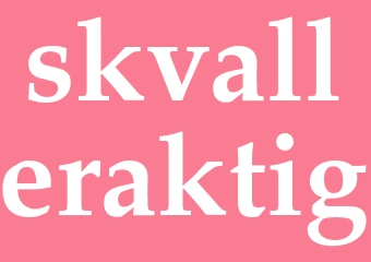Synonym skvalleraktig