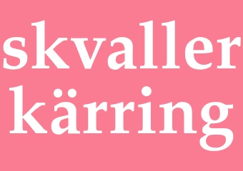 Synonym skvallerkärring