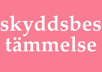 Synonym skyddsbestämmelse