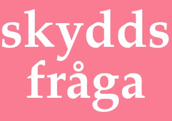 Synonym skyddsfråga