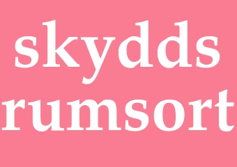 Synonym skyddsrumsort
