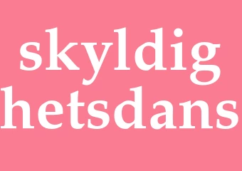 Synonym skyldighetsdans