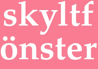 Synonym skyltfönster