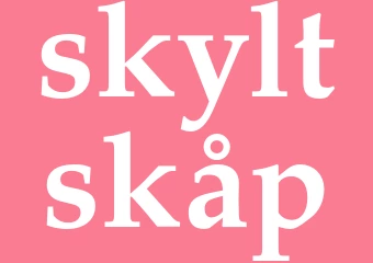 Synonym skyltskåp