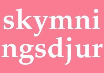 Synonym skymningsdjur