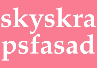 Synonym skyskrapsfasad