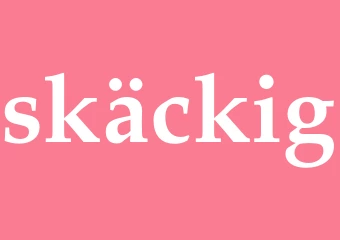 Synonym skäckig