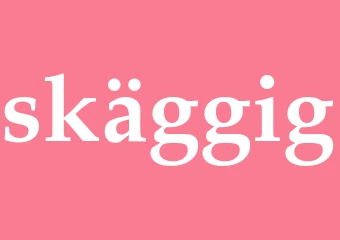 Synonym skäggig