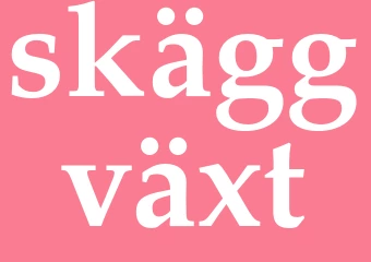 Synonym skäggväxt