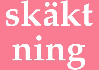 Synonym skäktning
