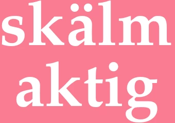 Synonym skälmaktig