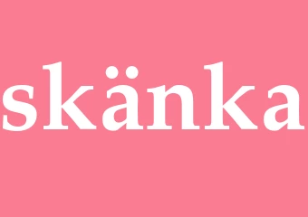 Synonym skänka