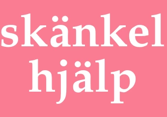 Synonym skänkelhjälp