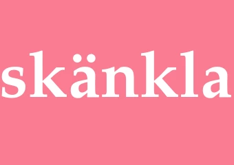 Synonym skänkla