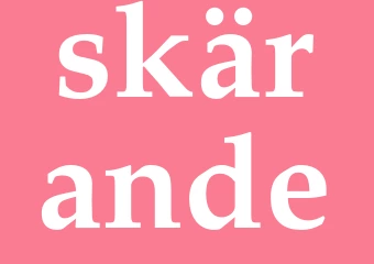 Synonym skärande
