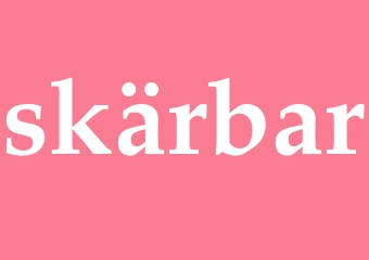 Synonym skärbar