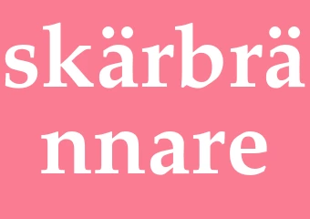 Synonym skärbrännare