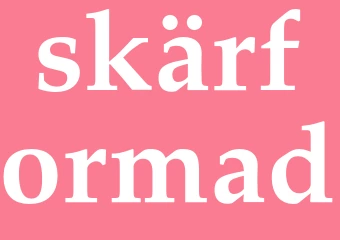 Synonym skärformad