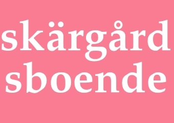 Synonym skärgårdsboende