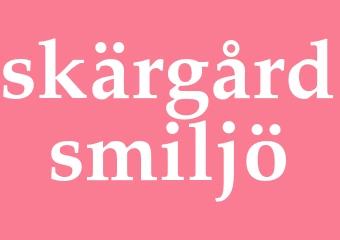 Synonym skärgårdsmiljö