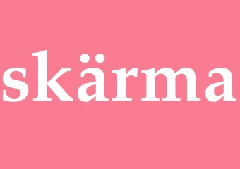 Synonym skärma