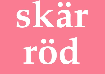 Synonym skärröd