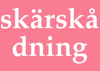 Synonym skärskådning