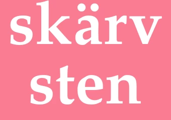 Synonym skärvsten