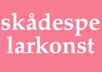 Synonym skådespelarkonst