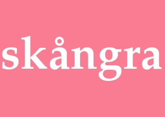 Synonym skångra